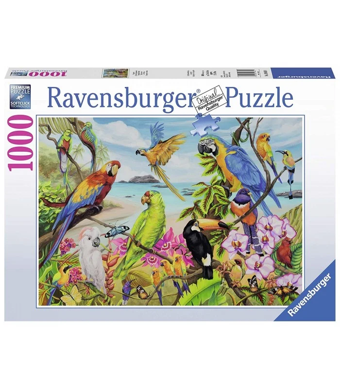 Puzzle Pappagalli Colorati 1000 Pezzi