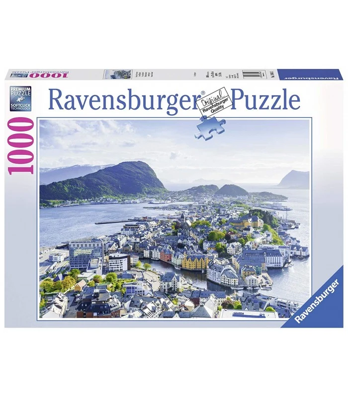 Puzzle Vista Su Alesund 1000 Pezzi