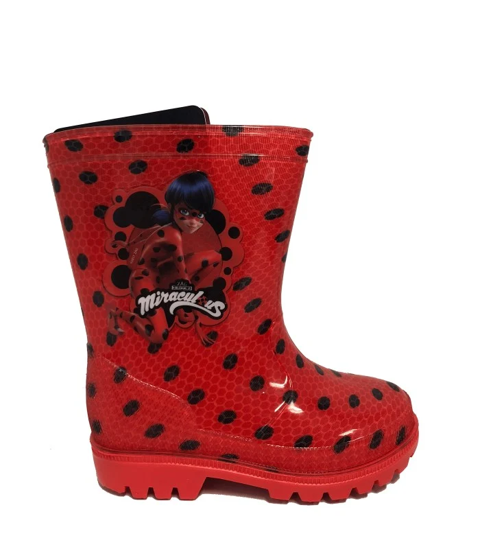 Miraculous Ladybug - Stivali Da Pioggia Calosce In Pvc 22-23