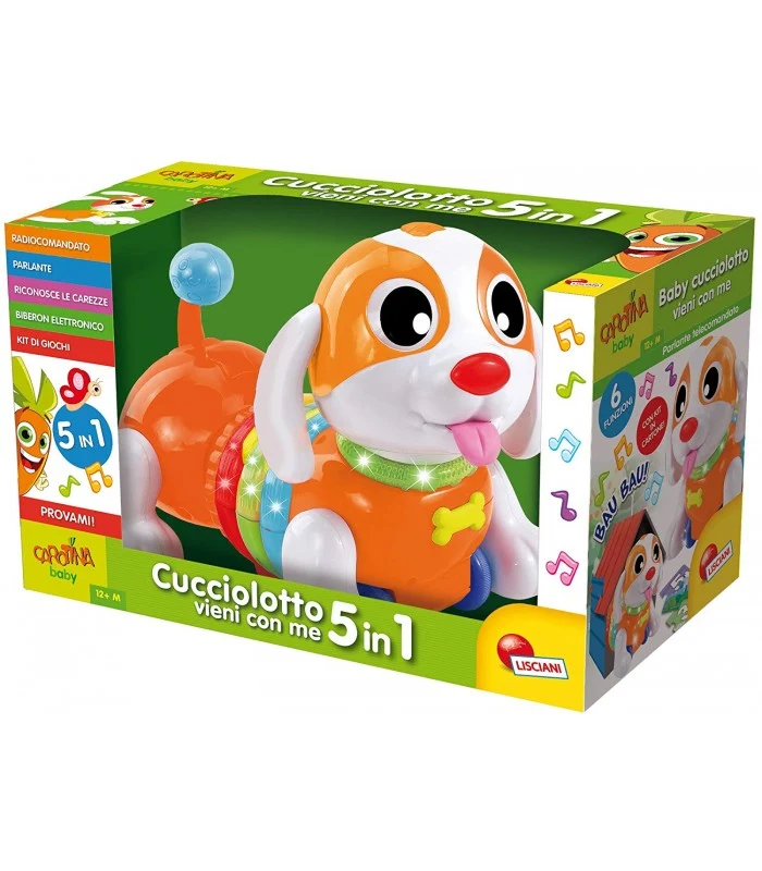 Carotina Baby Cucciolotto Vieni Con Me 5 In 1 Elettronico