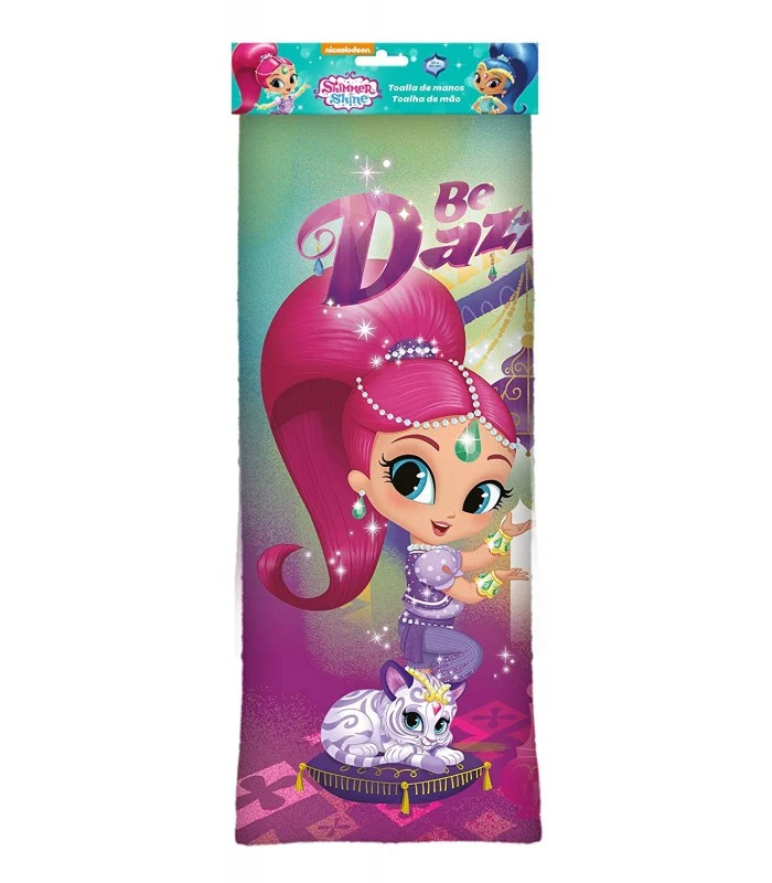 Asciugamano Shimmer E Shine In Cotone 30 X 40 Centimetri