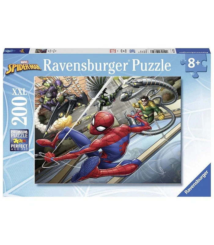 Puzzle Spiderman Contro I Cattivi 200 Puzzle Xxl