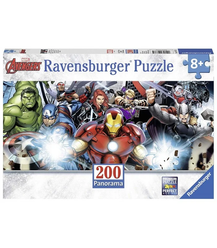 Puzzle Avengers Al Completo 200 Pezzi