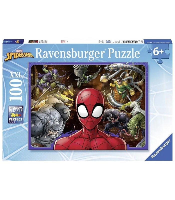 Puzzle Spider Man Coraggioso 100 Pezzi Xxl