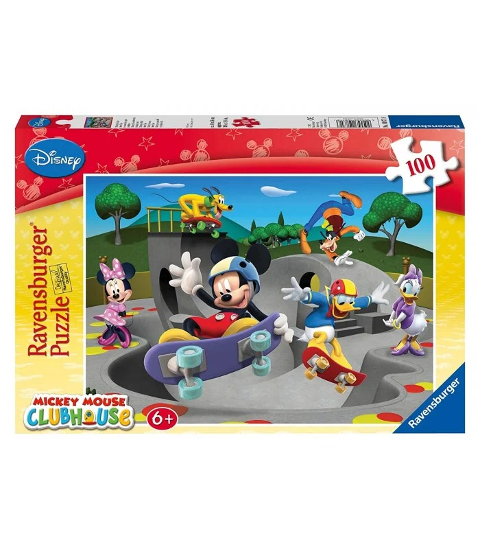 Puzzle Topolino Allo Skate Park 100 Puzzle Xxl