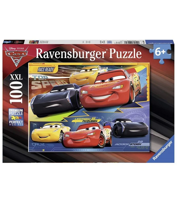 Puzzle Cars 3 Massima Velocita' 100 Pezzi Xxl