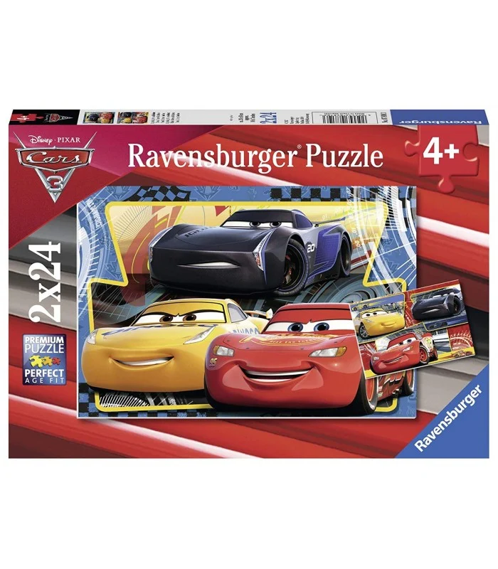 Puzzle Cars 3 Dinoco 2x24 Pezzi