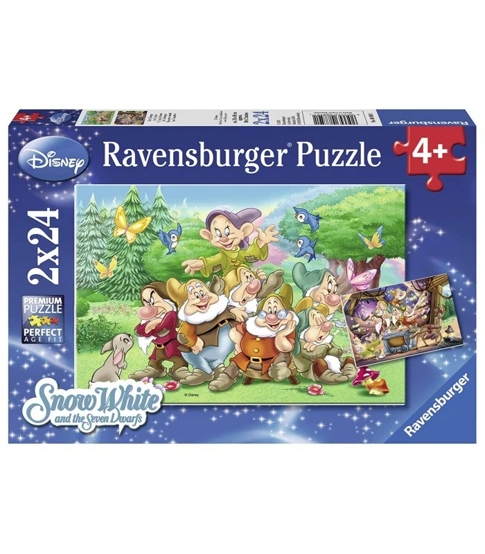 Puzzle I Sette Nani 2x24 Pezzi