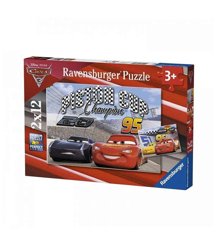 Puzzle Cars 3 Piston Cup 2x12 Pezzi