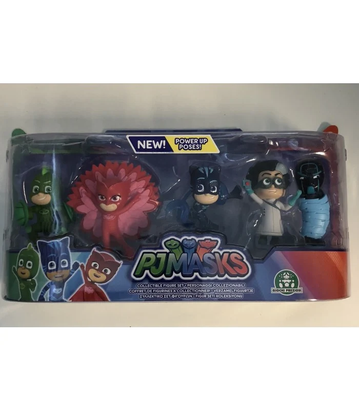 Pj Masks - Set Con 5 Personaggi Power Up