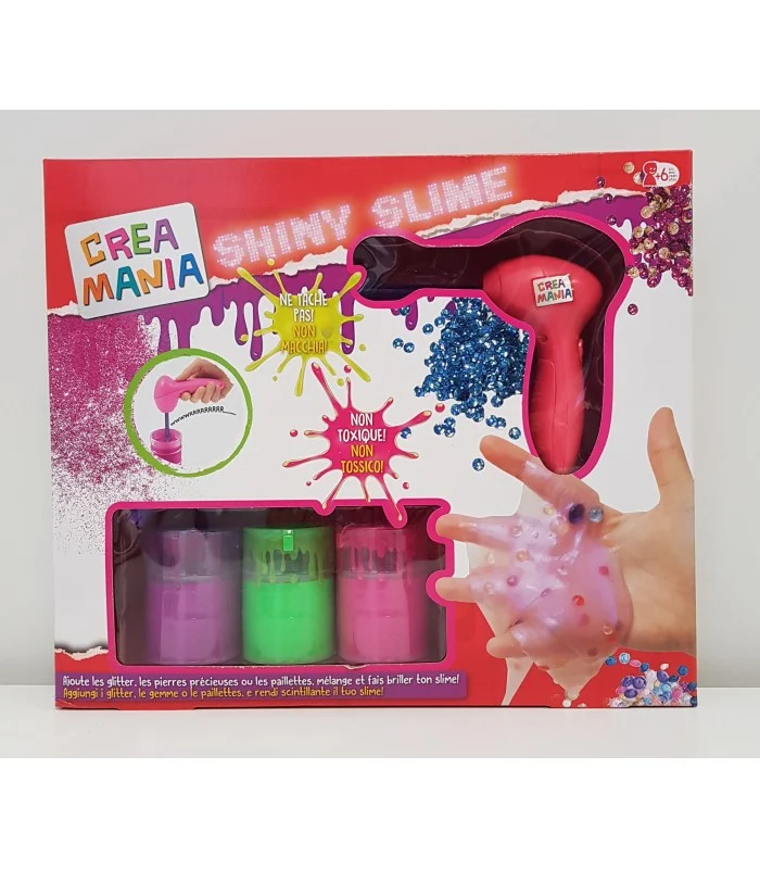 Shiny Slime Confezione Con 3 Barattoli E Frullino
