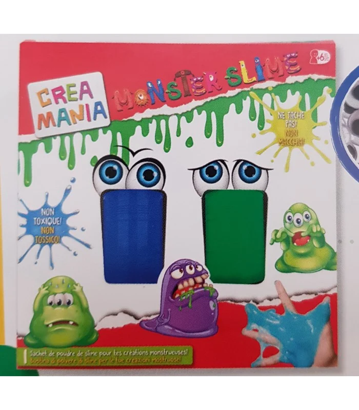 Monster Slime Confezione Con 2 Barattoli