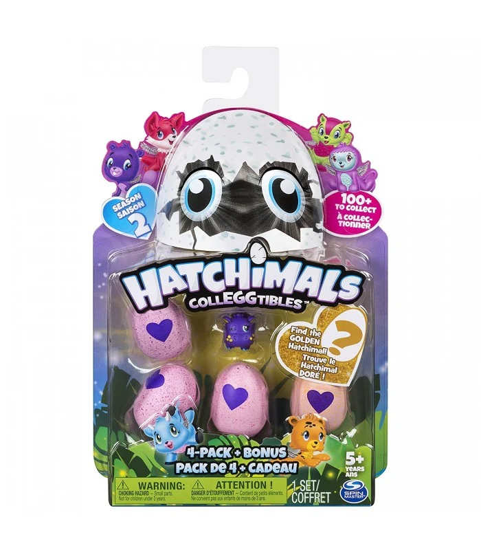 Hatchimals Colleggtibles Serie 2 Confezione 4 Uova