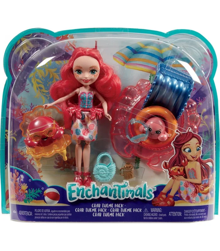 Enchantimals Mare Personaggio Cameo Il Granchio Chela E Courtney