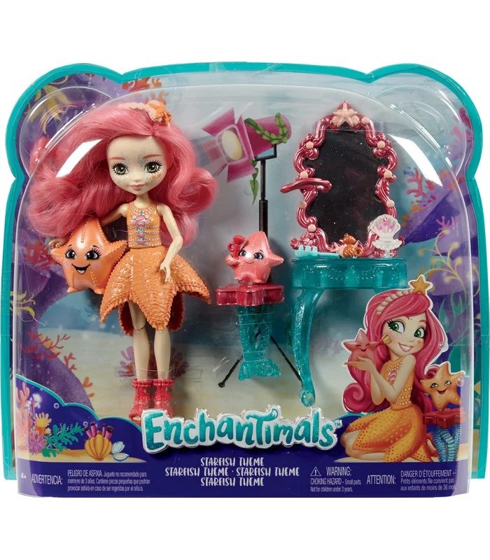 Enchantimals Mare Personaggio Starling La Stella Marina Idyl E Rypple