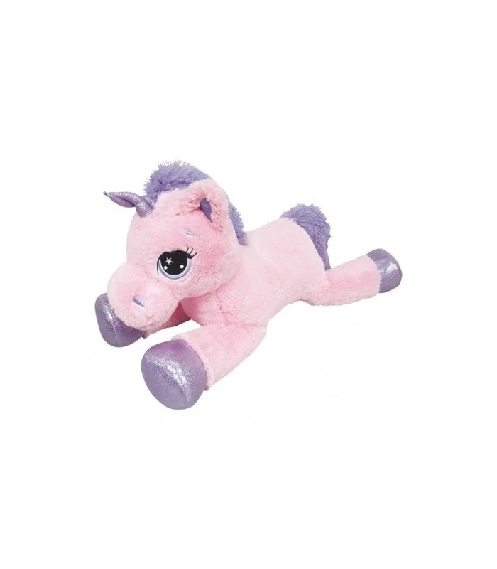 Peluche Unicorno Rosa 80 Cm