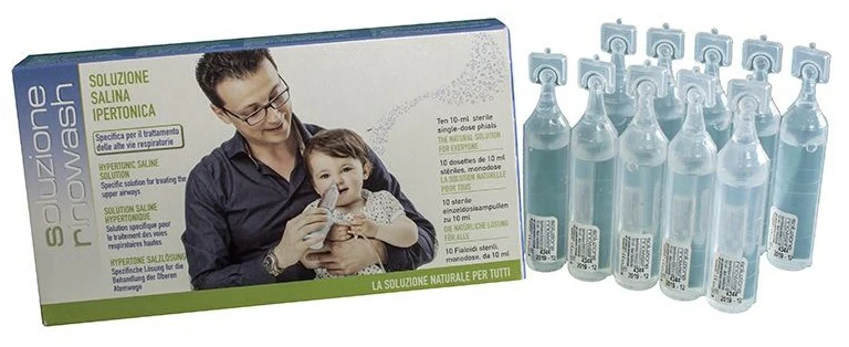 Soluzione Salina Ipertonica Nebula Rinowash 10 Pz