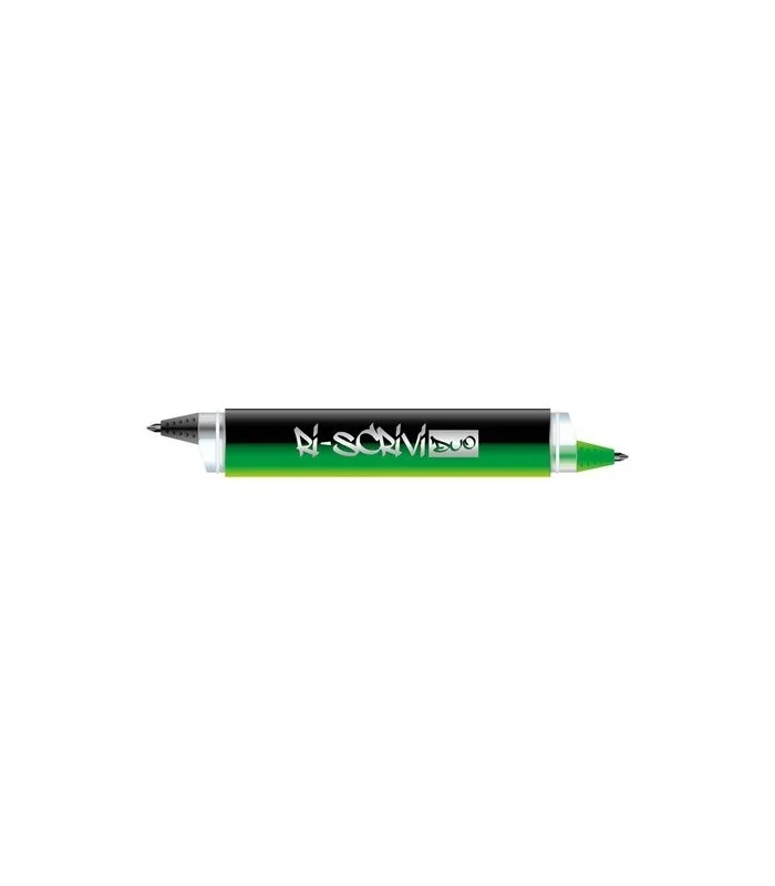 Penna Con Inchiostro Gel Cancellabile Verde-Nero