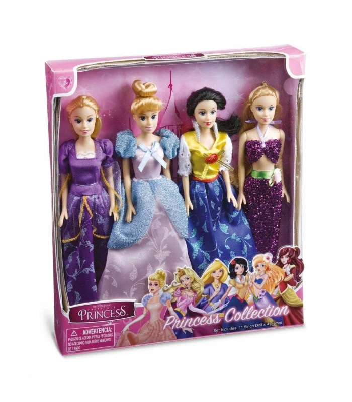 Collezione 4 Principesse Disney
