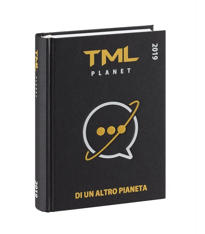 Diario Mini 16 Mesi Tml Planet Nero 2019