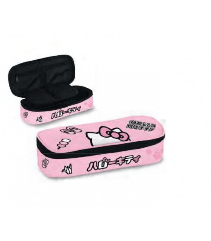 Hello Kitty Astuccio Ovale - Rosa