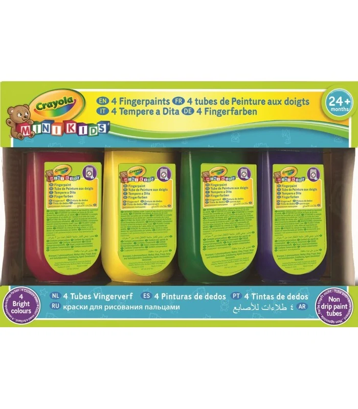 Crayola 4 Tubi Di Tempere Adita Lavabili Mini Kids