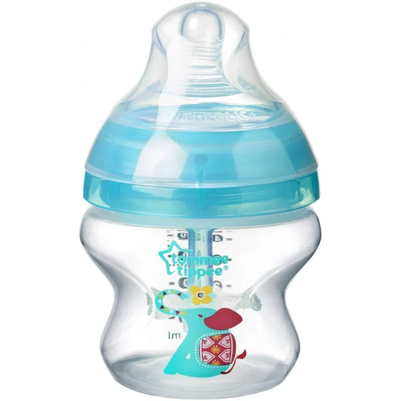 Biberon Tommee Tippee Anticolica Avanzato 150 Ml Elefante Verde Acqua