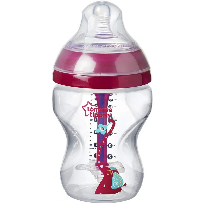 Biberon Tommee Tippee Anticolica Avanzato 260 Ml Elefante Fucsia