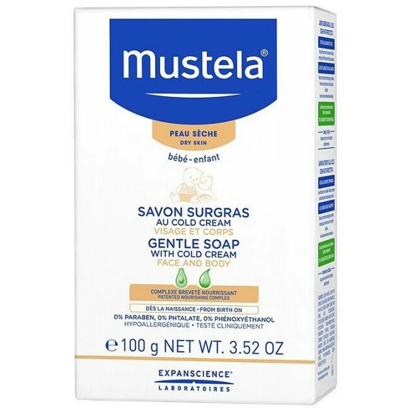 Saponetta Mustela Alla Cold Cream Per Pelli Secche 100 Gr