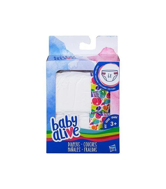 Baby Alive Kit 6 Pannolini