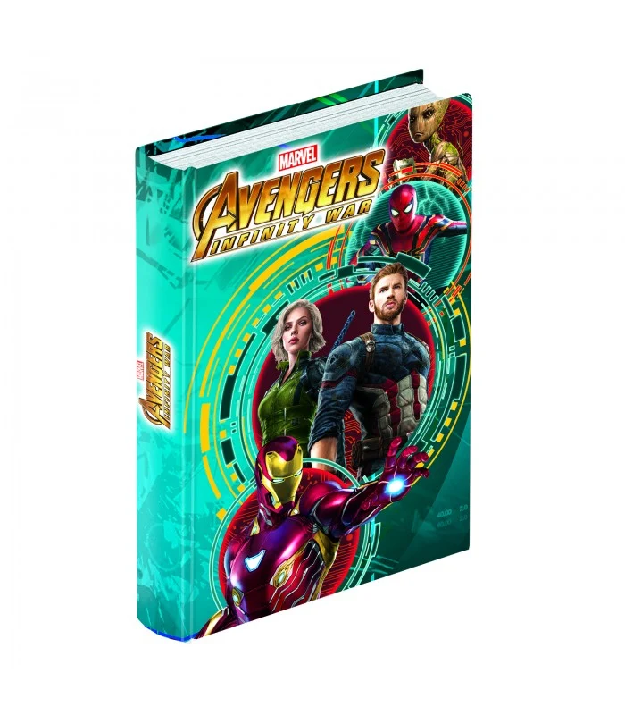Diario Standard 10 Mesi Avengers Infinity War Captain America Azzurro