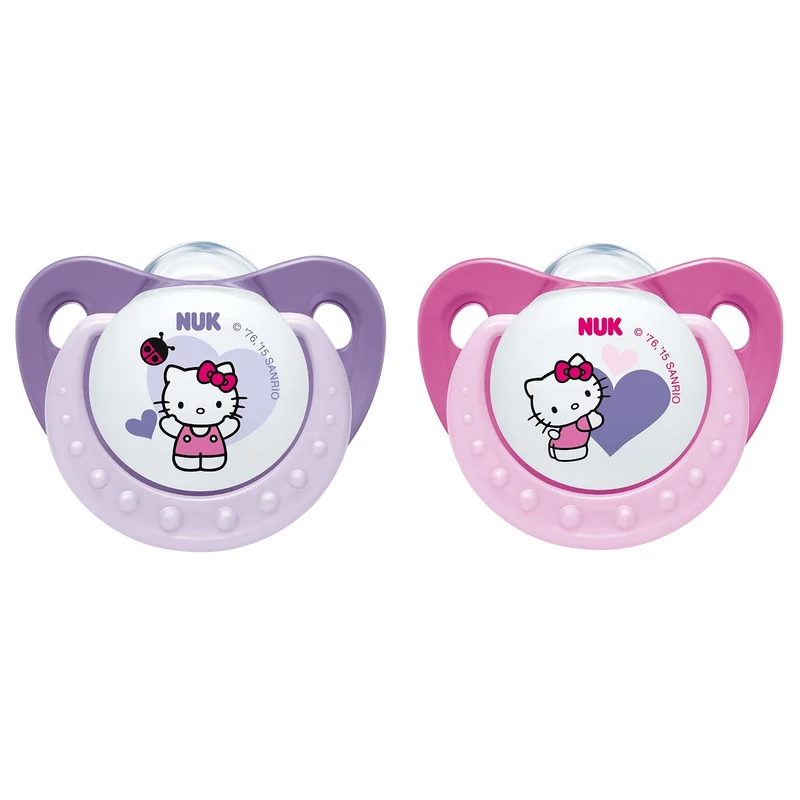 Succhietti Nuk Silicone Hello Kitty 0-6m Set 2pz