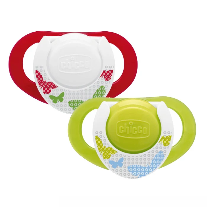 Succhietto Chicco Physioring Caucciã¹ 2 Pz Neutro 4m+