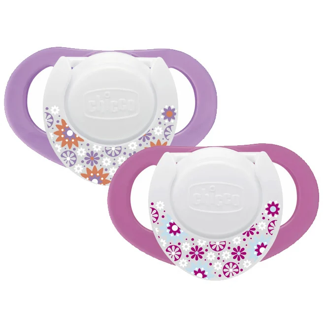 Succhietto Chicco Physioring Caucciã¹ 2 Pz Rosa 4m+