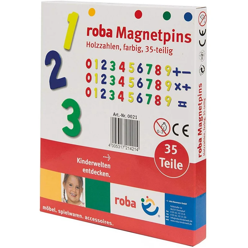 Numeri E Segni Aritmetici Roba Per Lavagna Magnetica 35pz