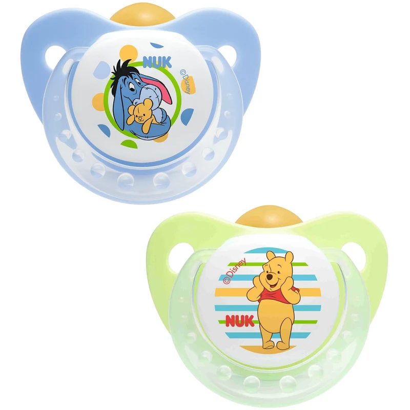 Succhietti Nuk Lattice 18-36 M Winnie The Pooh Blu-Verde