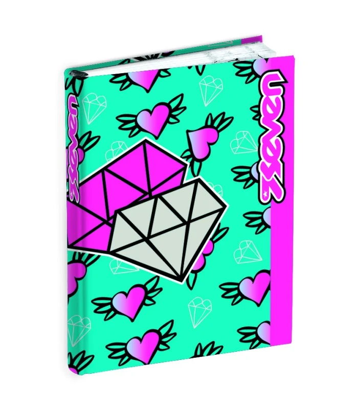 Diario Pocket 16 Mesi Seven Girl Verde Kaleidoscopio