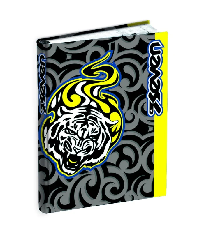 Diario Standard 16 Mesi Seven Boy Nero Tiger