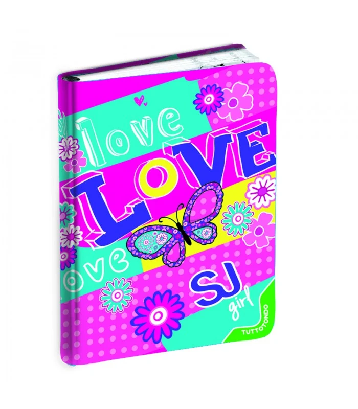 Diario Agenda 10 Mesi Seven Sj Girl Rosa E Fuxia Love