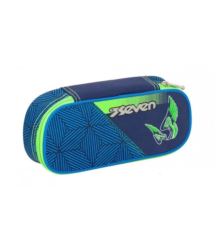 Astuccio Ovale Round Plus Seven Rebel Boy Blu