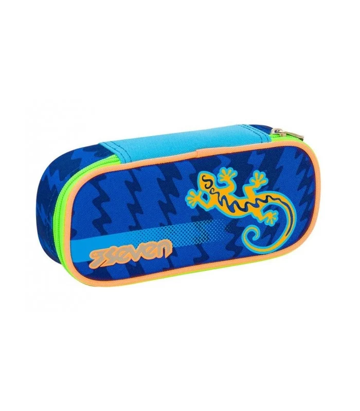Astuccio Ovale Round Plus Seven Gecko Boy Blu