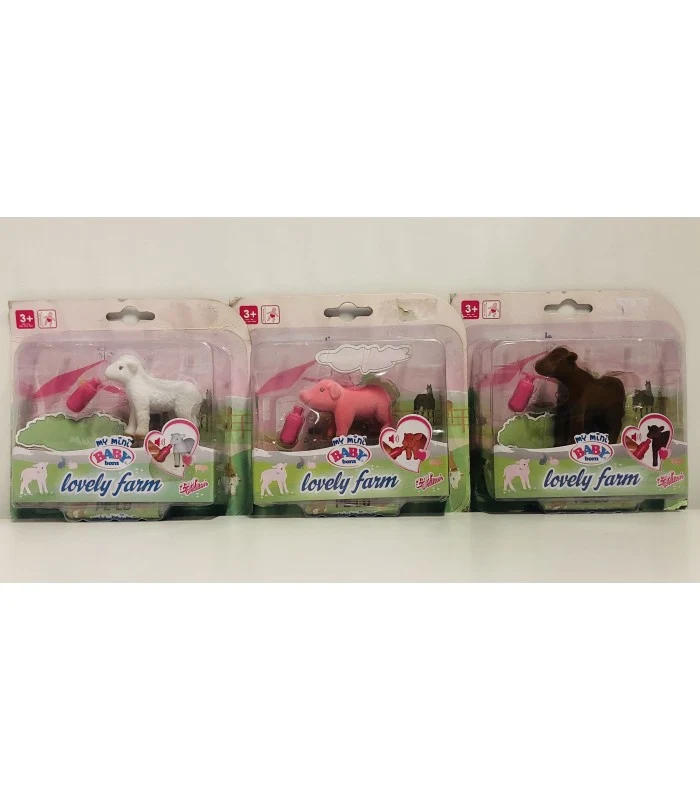 Animali Da Fattoria My Mini Baby Born Con Accessori