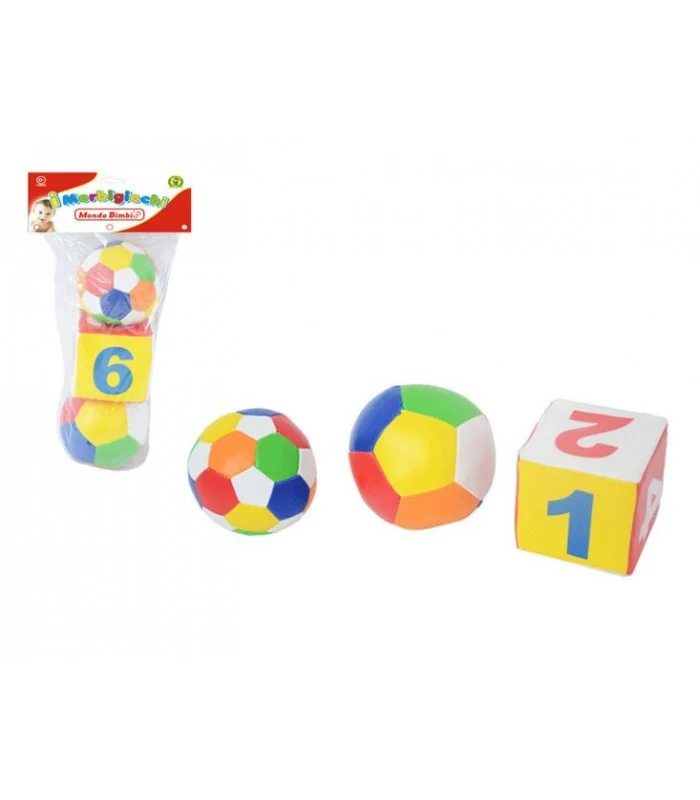 I Morbigiochi Mondo Bimbi 2 Palloni Con Cubo