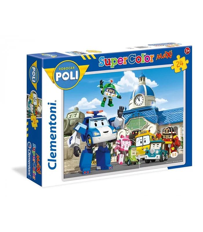 Puzzle Maxi Robocar Poli 24 Pezzi