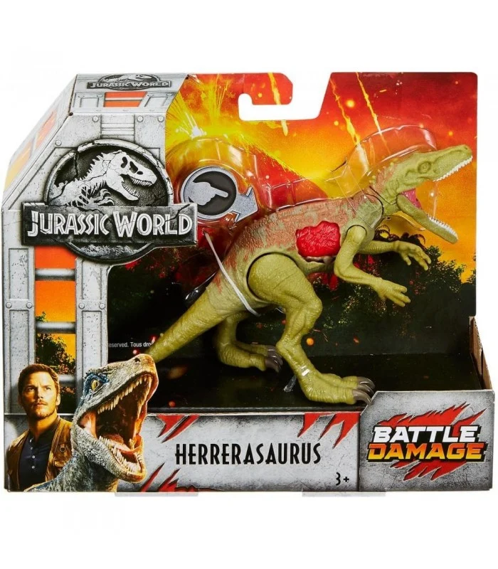 Jurassic World - Ferite Da Combattimento - Dinosauro Herrerasaurus