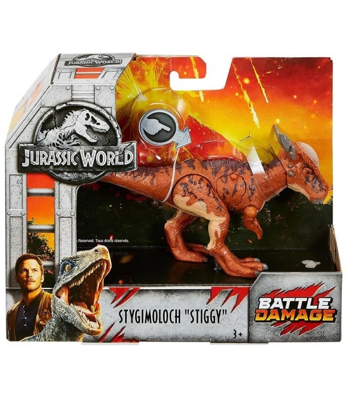 Jurassic World - Ferite Da Combattimento- Dinosauro Stygimoloch Stiggy