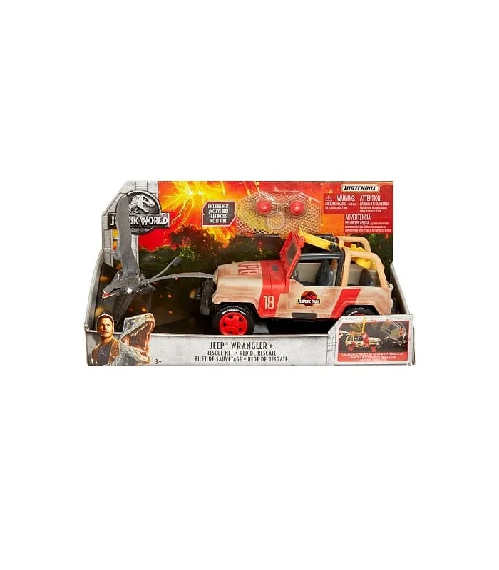 Jurassic World - Jeep Con Trappola Rete