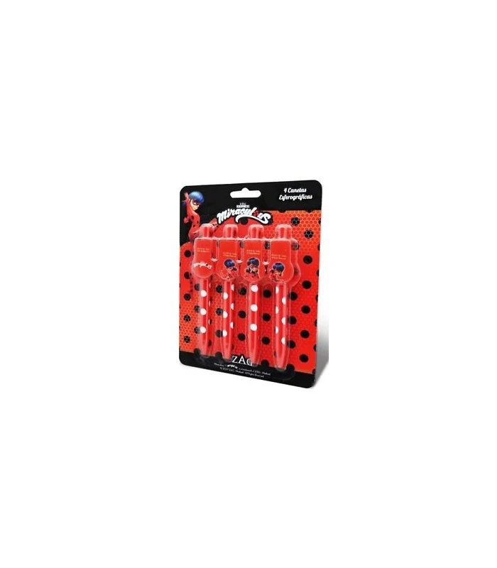 Set Penne Miraculous 4 Pezzi