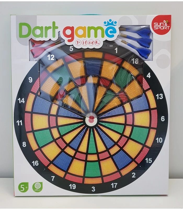 Dart Game Bersaglio Con 6 Freccette