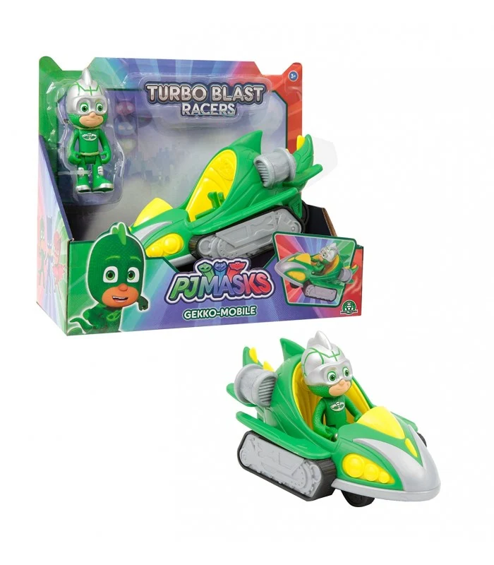 Veicolo Turbo Blast Glider Pj Masks Gecomobile Con Personaggio